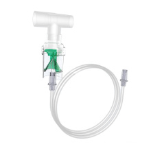 Disposable Medical inhalator Pediatric/Adult Accessory Inclined T-way Catheter Circuit with Short Elbow for Compressor Nebulizer